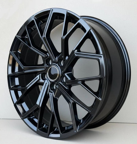 Gloss black 18-inch OE Style Wheels for Audi A3, A4, S4, A5, S5, A6, S6, A7, S7, A8, S8, Q3, Q5 models.