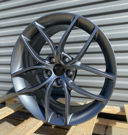 18-inch gunmetal OE Style Wheels for Tesla Model 3 AWD RWD Long Range, flow forming automotive rims and wheels.