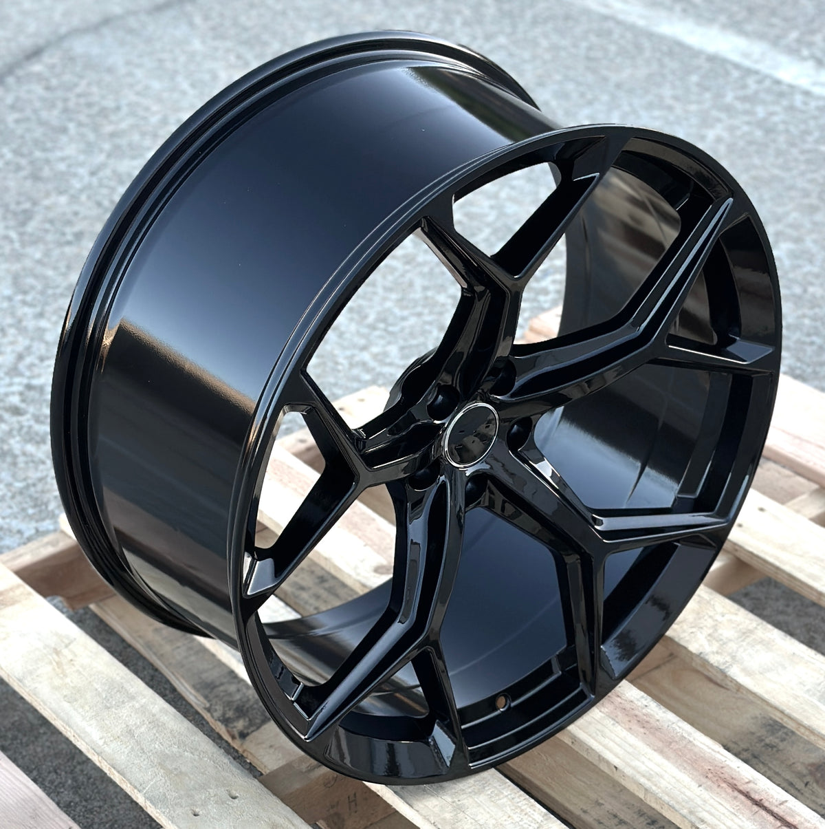 21-inch OE Style Wheels RS6 Performance wheels for Audi A5, S5, A6, S6, A7, S7, RS5, RS6, Q5, Q7, Q8, SQ8, and E-TRON models.