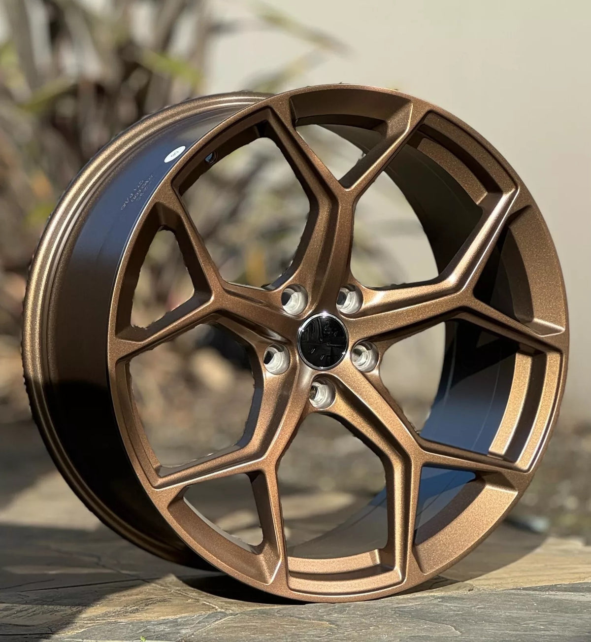Bronze 19-inch RS6 Performance Style OE Wheels for Audi A3, A4, S4, A5, S5, A6, S6, A7, S7, A8, S8, Q3, Q5, Q7 vehicles.