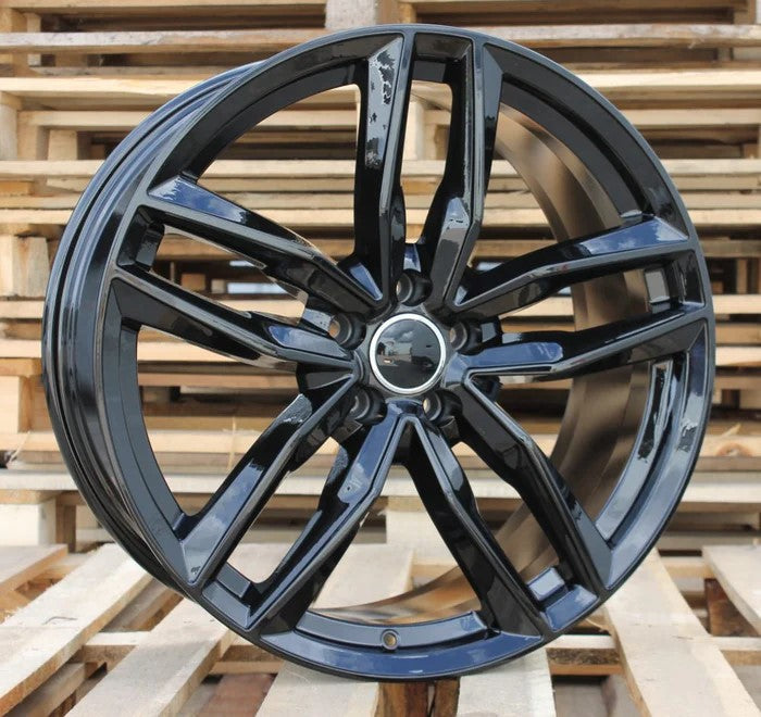 19-inch OE Style Wheels RS6 style gloss black rims for Audi A3, S3, A4, S4, A5, S5, A6, S6, A7, S7, A8, S8, Q5, SQ5, RS3, RS5