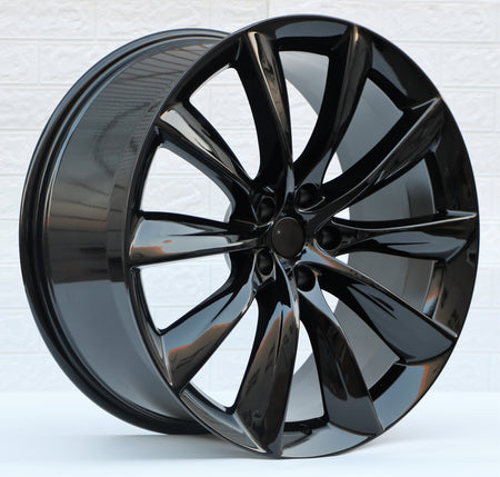 19-inch OE Style Wheels turbine black rims for Tesla Model 3 AWD RWD Long Range Performance, automotive rims and wheels.