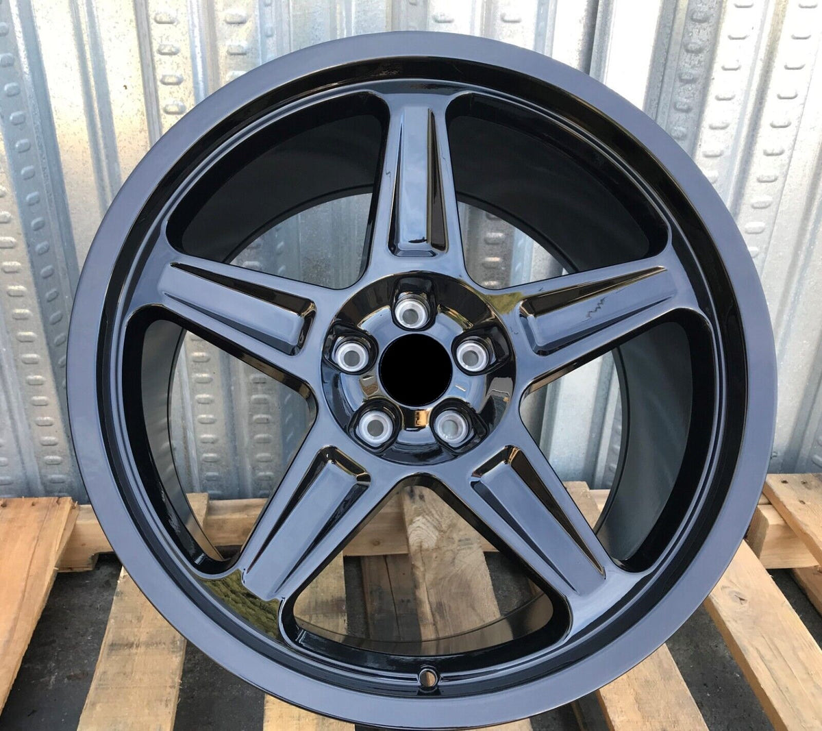 20-inch gloss black Demon Style OE Wheels for Dodge Challenger, Charger, Demon GT, RT, SRT, SXT, and Hellcat models.