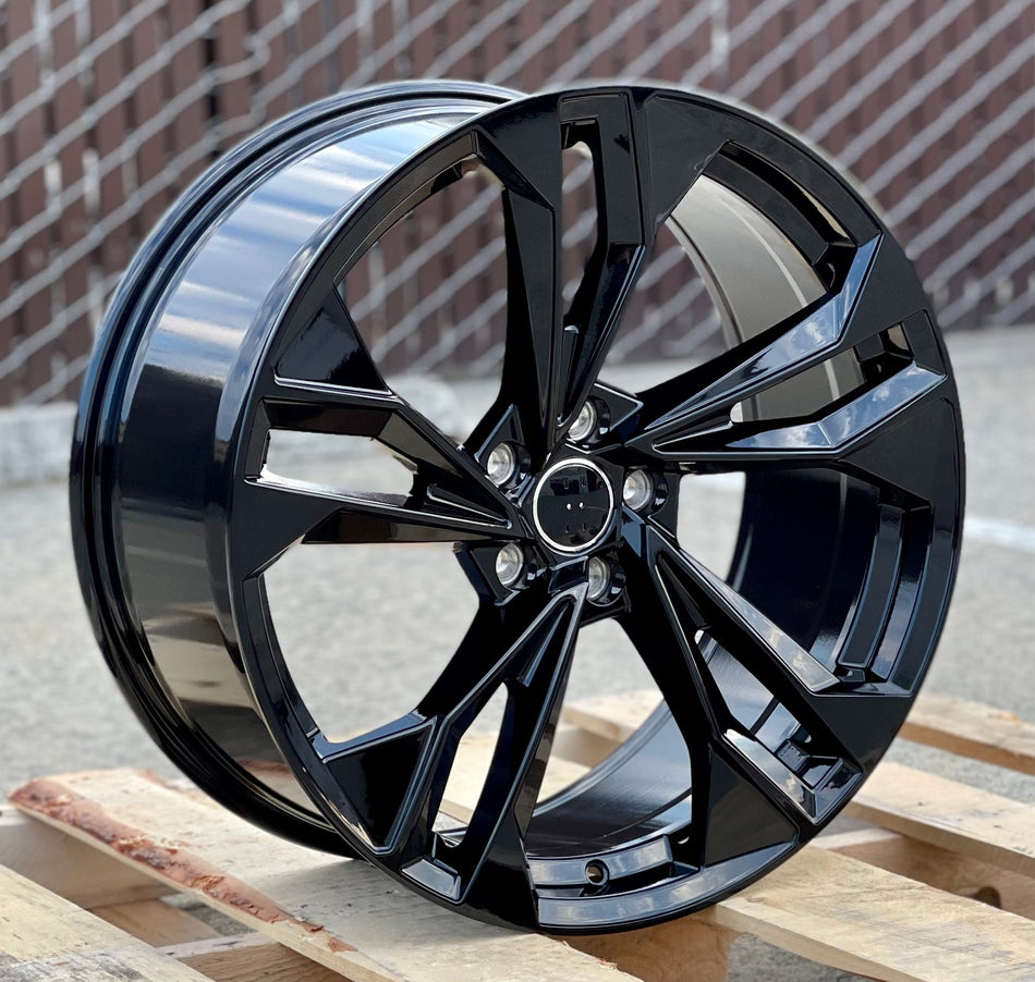 20-inch OE Style gloss black wheels for Audi A3, S3, A4, S4, A5, S5, A6, S6, A7, S7, A8, S8, Q5, SQ5, RS3, RS5, RS7,