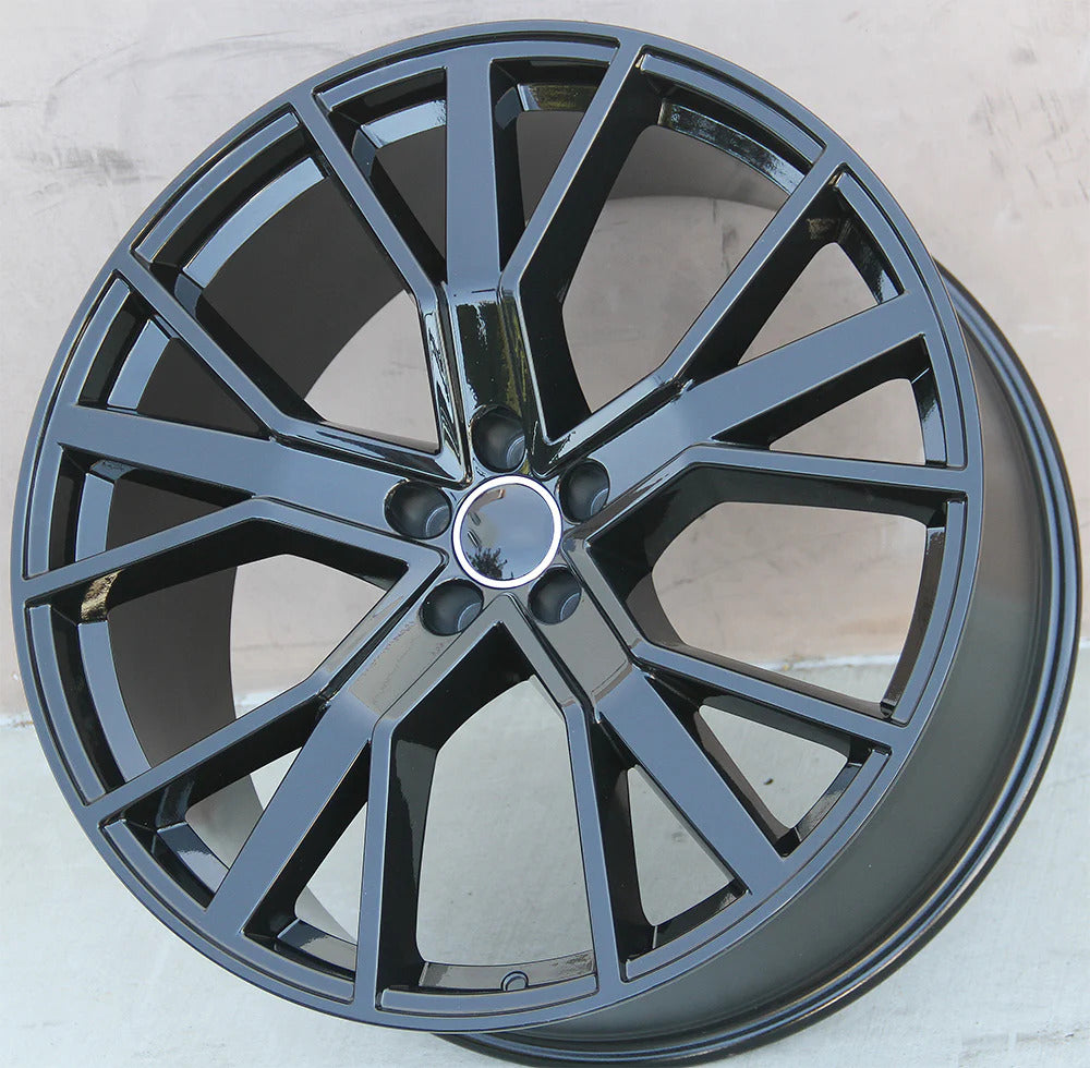 Gloss black 21-inch OE Style Wheels for Audi A5, S5, A6, S6, A7, S7, A8, S8, Q5, Q7, Q8, RS3, RS5, RS7, E-tron.