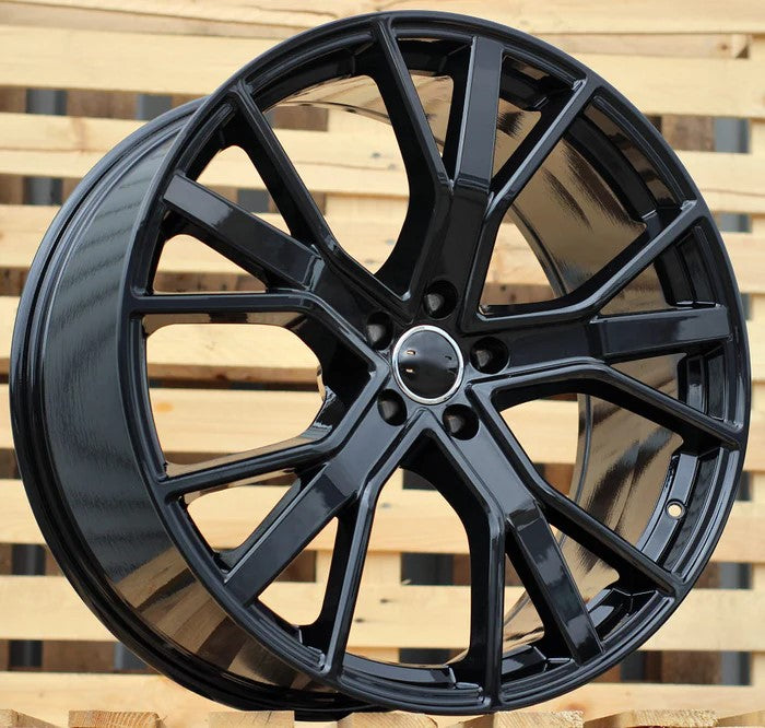 Gloss black 21-inch OE Style Wheels for Audi A5, S5, A6, S6, A7, S7, A8, S8, Q5, Q7, Q8, RS3, RS5, RS7, E-tron.