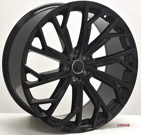 Set of four 21-inch black machined OE Style Wheels for Audi A5, S5, A6, S6, A7, S7, A8, S8, Q5, SQ5, RS3, RS5, RS7, quattro.