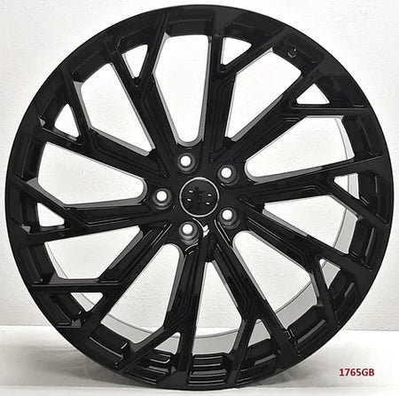 Set of four 21-inch black machined alloy wheels for Audi A5, S5, A6, S6, A7, S7, A8, S8, Q5, SQ5, RS3, RS5, RS7 by OE Style Wheels