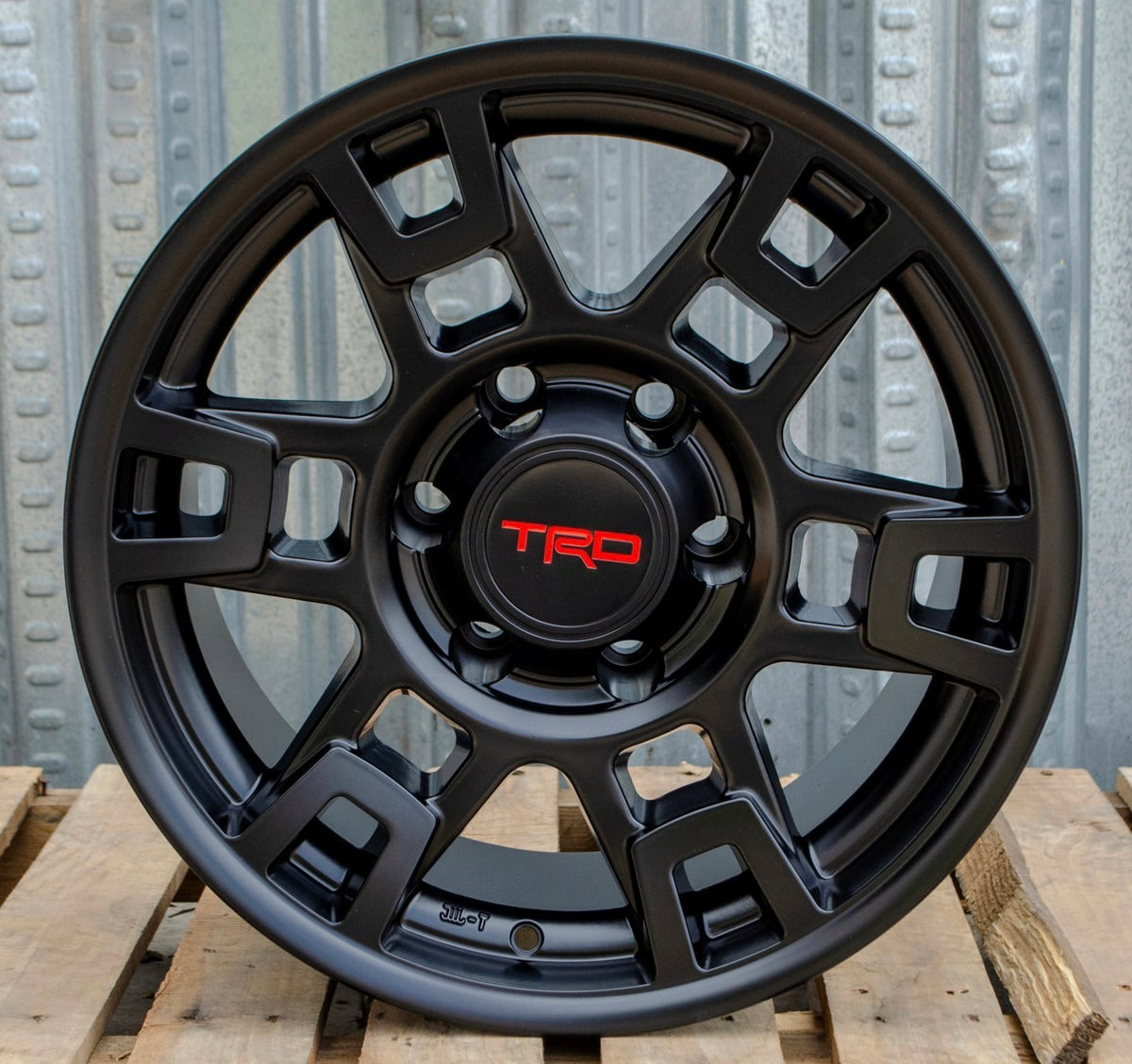 Set of five OE Style Wheels 17-inch SEMA Pro Style matte black rims for Toyota Tacoma, 4Runner, FJ Cruiser, Sequoia, Lexus GX460, GX470