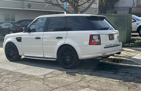Set of four OE Style Wheels 22-inch gloss black automotive rims for Range Rover, Defender, Discovery, LR3, LR4, HSE, Sport, SVR, and Autobiography