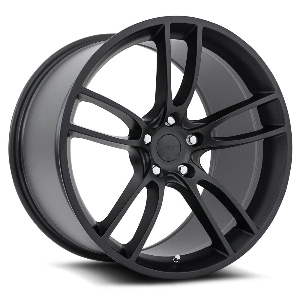 19-inch OE Style Wheels MRR M600 Flow Forged satin black automotive rims on a Ford Mustang Bullitt GT Shelby GT350 GT500.