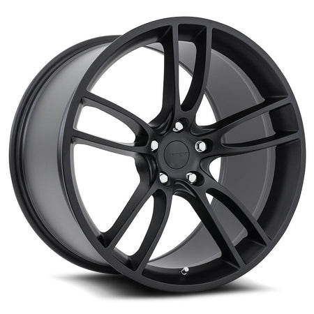 19-inch OE Style Wheels MRR M600 Flow Forged satin black automotive rims on a Ford Mustang Bullitt GT Shelby GT350 GT500.