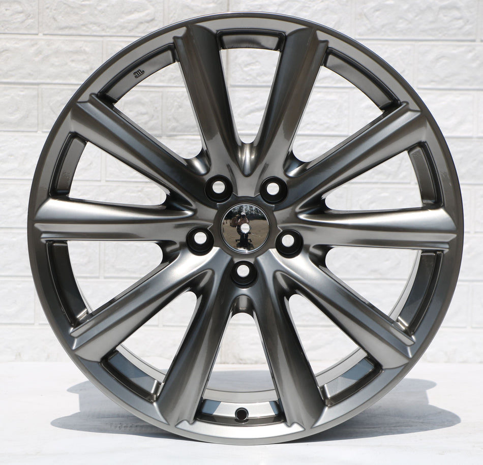 19-inch Sport Hyper Black Lexus wheels by OE Style Wheels, fitting IS, GS, and RX models with sleek alloy rims.