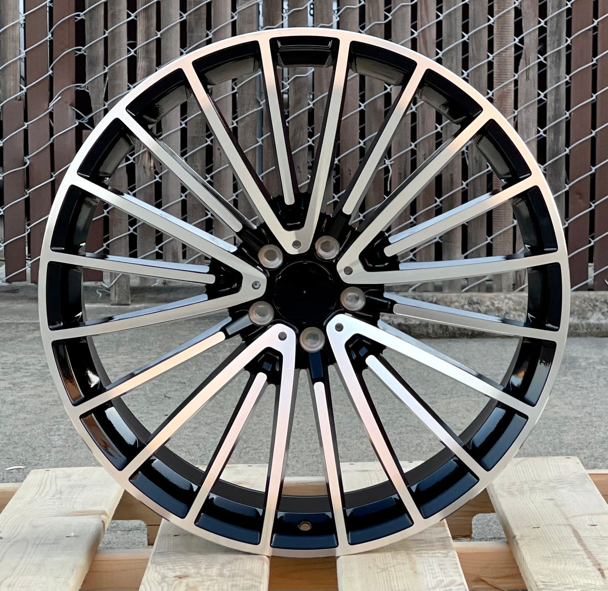 20-inch OE Style AMG Black Machined Wheels for Mercedes-Benz C, E, S, CLS, GLC, GLE, GLS models, automotive rims and wheels.