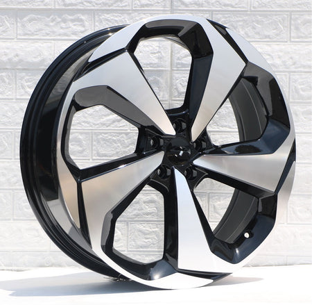 20-inch black machined OE Style Wheels for Honda Accord, Civic, Acura TSX; automotive rims and wheels for sedan, coupe, and sport models.
