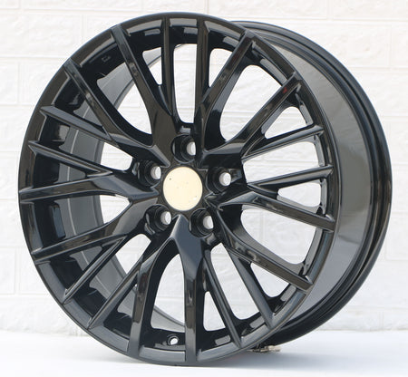 20-inch gloss black sport wheels by OE Style Wheels, fitting Lexus RX330, RX350, and RX450 SUVs.