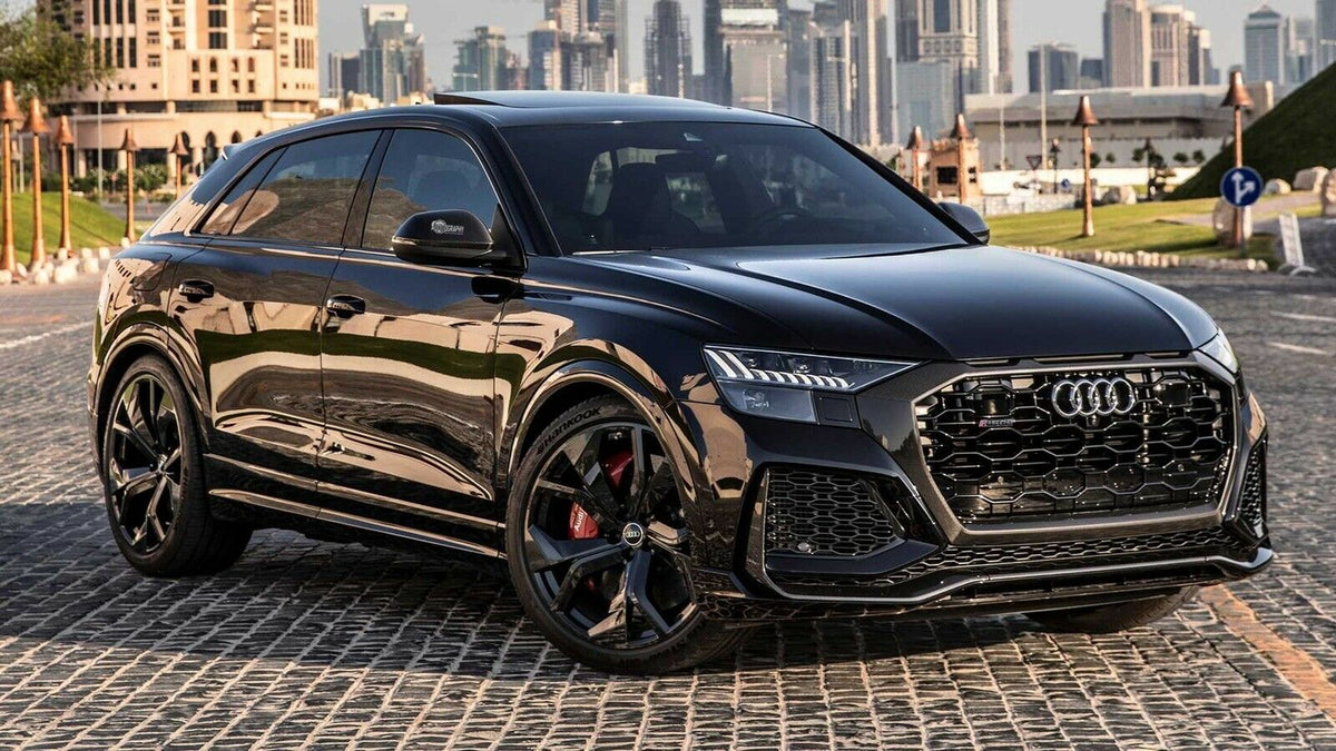Set of four OE Style Wheels 20" RS Style gloss black rims for Audi A5, S5, A6, S6, A7, S7, Q5, Q7, Q8, SQ7, RSQ8, e-tron.