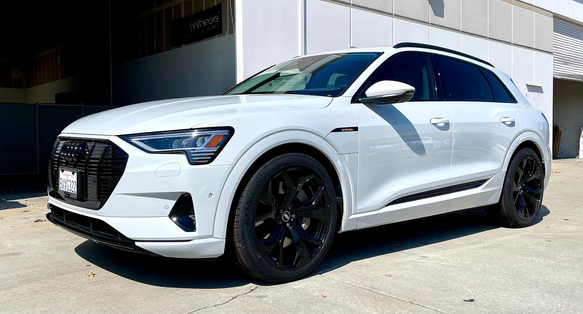 Set of 4 OE Style Wheels 20" RS Gloss Black Rims for Audi A5, S5, A6, S6, A7, S7, Q5, Q7, Q8, SQ7, RSQ8, e-tron.