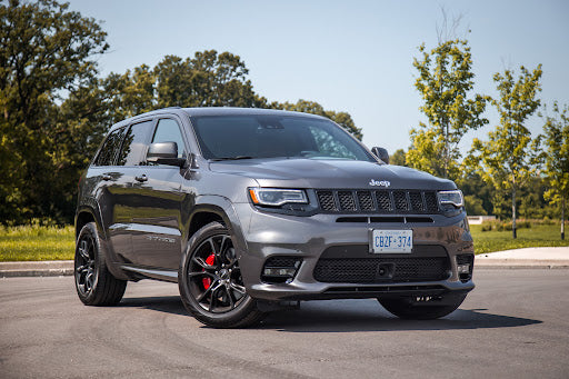 20-inch OE Style Wheels gloss black automotive rims for Dodge Durango, Jeep Grand Cherokee, Wrangler, and more.
