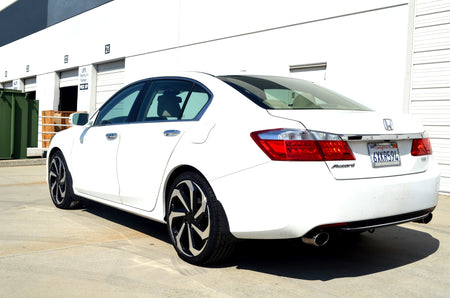22-inch black machined OE Style Wheels for Honda Accord, Civic, and Acura TSX, showcasing sleek automotive rims.