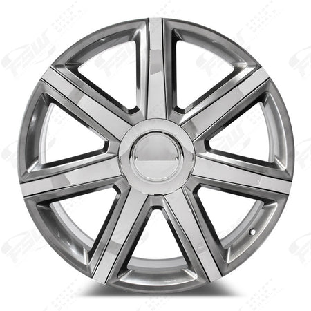 22-inch OE Style Wheels platinum finish, premium automotive rims for Cadillac Escalade luxury and sport models