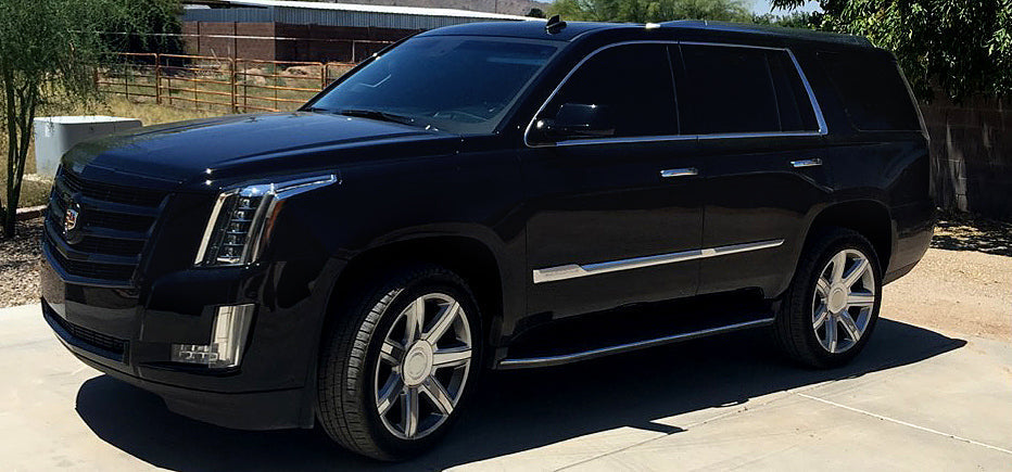 22-inch OE Style Wheels for Cadillac Escalade, luxury platinum automotive rims with a premium sport design.