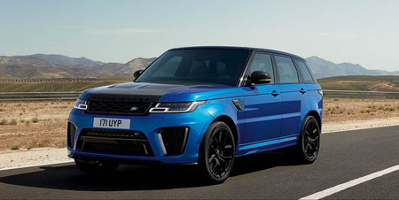 Set of four OE Style Wheels 22" SVR Gloss Black rims for Range Rover Defender, Discovery, LR3, LR4, HSE Sport, SVR, and Autobiography.