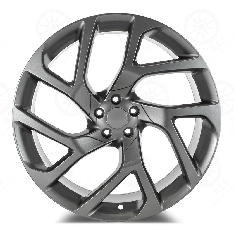 22-inch Gunmetal Autobiography Style Wheels by OE Style Wheels on Range Rover Evoque and Velar models.
